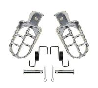 WOOSTAR Motorcycle 8mm Foot Peg Replacement for 50cc 70cc 90cc 110cc 125cc Taotao CRF50 XR50R Dirt Bike Silver