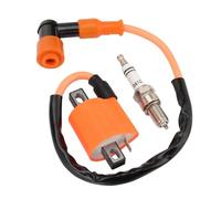 WOOSTAR Motorcycle Ignition Coil with D8TC Spark Plug Replacement for 4 Stroke 125cc 150cc 200cc 250cc ATV 4 Wheeler Dirt Bike Go Kart Moped Scooter