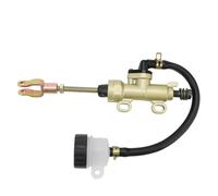 WOOSTAR Rear Foot Brake Master Cylinder with Fluid Reservoir Replacement for 50cc 70cc 90cc 110cc 125cc ATV Dirt Pit Bike Quad Dune Buggy Scooter