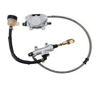 WOOSTAR Rear Foot Disc Brake Master Cylinder Assembly with Reservoir Replacement for 110cc 125cc 150cc 200cc 250cc ATV Quad Dune Buggy