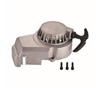 WOOSTAR Recoil Pull Starter Replacement for 2 Stroke 47cc 49cc 50cc Mini Pocket Dirt Pit Bike ATV Scooter Quad Engine Silver