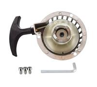 WOOSTAR Recoil Pull Starter with 3 Bolts Replacement for 2 Stroke 47cc 49cc Pocket Bike Mini Moto ATV 4 Wheeler Quad