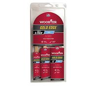 Wooster 5239 Edge Wall Brush 3 Pack, Polyester, White,Gold, 2.54 cm