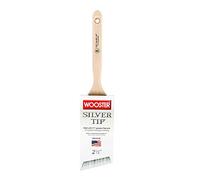 Wooster Brush E5221-2.5 Silver Tip Angle Sash Paintbrush, 2.5-Inch Size