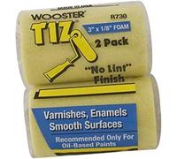 Wooster Brush R730-3 3" TIZ Foam Twin Pack Roller Covers, 3 Inch