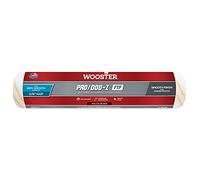 Wooster RR666-14 Pro/Doo-Z FTP Standard Woven Paint Roller Cover, 14 in, 3/8 in Nap, Polypropylene Core, Smooth, White, 14 Inch