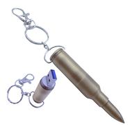 WooTeck 128GB Metal Shining Bullet USB 3.0 Flash Drive Memory Stick with Keychain,Bronze