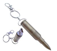 WooTeck 128GB Metal Shining Bullet USB Flash Drive Memory Stick with Keychain,Bronze