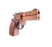 WooTeck 64GB Metal Revolver Gun Novelty USB Flash Drive(Copper)
