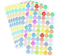 Wootile Pharmacy Pills Expiration Dates Stickers 480 Pcs Inventory Track Exp Date Labels