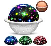 Wootoyz Babies Toys for 2-5 Year Olds Boys & Girls, Star Projector Night Light for Kids Age 1-10, Sensory Toys for Autism, Baby Lights Gifts