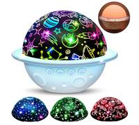 Wootoyz Baby Lights Projector, Baby Toys Night Light for Kids Gifts Age 1-10 Sensory Toys for 1-10 Year Old Boys Gifts for 1-10 Year Old Kids Star Projector Night Light