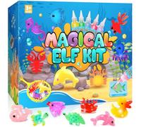 Wootoyz Magical Water Gel Kit for Kids,12 Colors and 12 Molds,DIY Aqua Fairy Kids Toys for 3-6 Year Old Girls Boys,Christmas Birthday Arts & Crafts Gifts for Girls Age 3 4 5 6 7 8