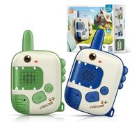 Wootoyz Walkie Talkie Kids, Toys for 3 4 5 6 Year Old Boys Gifts for Boy Age 4-6 Kids Walkie Talkie Garden Toys Dinosaur Toys for Boys Age 3-8 Outdoor Toys Kids Camping Accessories Walky Talky