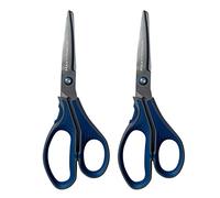 Woots MaxTitanium 8" Non-Stick Scissors with Dual Curved Technology HD for Shipping Office School Gardening 2 Pack