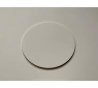 [WOOTTON INDUSTRIES LIMITED] 39mm Gloss White Round Disc Circle [3mm Thick] Perspex Acrylic Custom Size Cut Discs Circles.