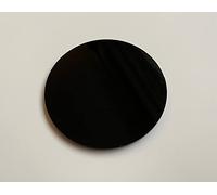 [WOOTTON INDUSTRIES LIMITED] 82mm Matt Black Round Disc Circle [3mm Thick] Perspex Acrylic Custom Size Cut Discs Circles.