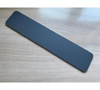 [WOOTTON INDUSTRIES LIMITED] Door Push Finger Plate Matt Black Rectangle 290mm x 75mm Self Adhesive - No Holes (Indoor Use)