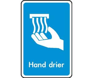 [WOOTTON INDUSTRIES LIMITED] Hand Dryer Sign Plastic Flexible PVC [200mm x 133mm] RDN4463 []