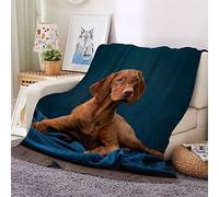 Woowin Dog Flannel Blanket Hungarian Vizsla 3D Sherpa Throw Blanket Super Soft Warm Plush Sofa Bed Picnic Office Nap Blanket Animal Pet Puppy Lightweight Summer Throw Blanket Single 28x40Inch