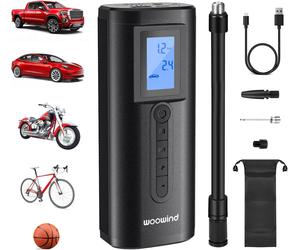 Woowind AP2-P Cordless Tyre Inflator Electric Bike Pump with Digital Pressure G