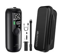 Woowind LP1 Tyre Inflator Air Compressor with Protective Carrying Case - 150 PSI/10.3 BAR Car Tyre Inflator, Air Pump For Bikes, Motorcycles, Balls