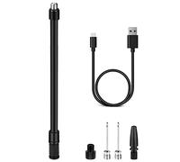 Woowind Presta and Schrader Valve Adapter Ball with USB Cable, Application for Car,Bike,Ball
