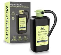 Woowind Tyre Sealant Instant Flat Tyre Repair Kit (450ml) - Seals Punctures Up to 5mm for Cars, Trucks & SUVs - TPMS Safe, No Tools Needed, All-Weather, Works with Most Inflators, Drive 125mi