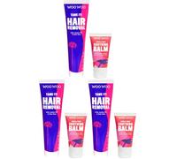 WooWoo Best Sellers Multibuy! - Tame It! Hair Removal Cream 100ml, Jojoba Aloe Vera - Saddle Sore! Soothing Moisturising Balm 50ml, Chamomile Rosehip Oil (Pack of 3)