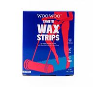 WooWoo Tame It! Wax Strips - Pack of 20 Plus 2 Sachets of Cooling & Soothing Aloe Vera Cream - Intimate Bikini Line Hair Removal Waxing Kit For Women & Men