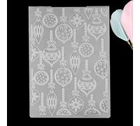 WooYangFun 1PC Decorative Ball Star Christmas Embossing Folder for Card Making Floral DIY Plastic Scrapbooking Photo Album Card Paper DIY Craft Decoration Template Mold