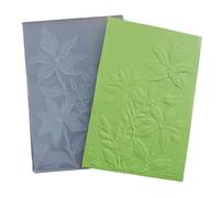 WooYangFun 3D Spring Flower Leave Background Embossing Folder for Card Making Floral DIY Plastic Scrapbooking Photo Album Card Paper DIY Craft Decoration Template Mold