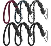 WOOZ 6 PACK Hand Wrist Straps Lanyard for Cellphone, Mobile Phone, Camera, GoPro, PSP, Flashlight, Keys, Keychains, USB Flash Drives and More Device, Adjustable Nylon Strap 6 PACK03
