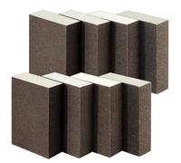 WooZuu 8 Pcs Sanding Blocks, Wet and Dry Dual-Use Sanding Sponge Coarse Medium Fine Superfine 4 Different Specifications Sandpaper Block Washable and Reusable Sandpaper for Wood Walls Paint Metal