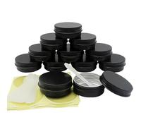 Wopanxye 12pcs 1oz 30 ml Aluminum Tin Jar, 30g Refillable Makeup Container