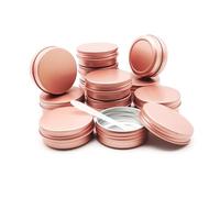 Wopanxye 12pcs 1oz 30ml Aluminum Tin Jar, 30g Refillable Makeup Container
