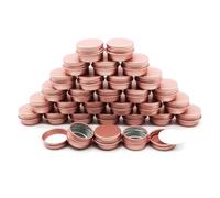 Wopanxye 30pack 5ml Lip Balm Tin Cans, 5g Aluminum Makeup Sample Containers with Screw Lid, Empty Metal Tins Pot Storage Travel Jars for Cosmetic Cream Candle Tea Nail DIY Paints, 5 Gram Small Tins