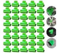 Wopanxye 40pcs 19mm Greenhouse Clamps for 3/4 Inch (18-20mm) PVC Pipe Poles, Garden Support Frame Hoops, Grow Tunnel Plant Support Garden Stakes for Fixing Plant Plastic Sheeting, Film Row Cover Net
