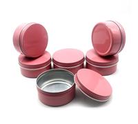 Wopanxye 6pcs 150ml Aluminum Tin Jars with Screw Cap Lids, Empty Refillable Makeup Lip Balm Containers Round Travel Jars Cosmetics Pots Metal Cans for DIY Crafts Salve Cream Candle Powder Tea Beads
