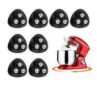 Wopanxye 8 pack Self Adhesive Castor Wheels, Small Ball Casters Wheel, 360° Swivel Mini Roller Stick-on Pulley Sticky Slider for Kitchen Appliance Small Furniture Trash Can Craft Storage Box Toy Bin