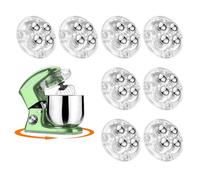 Wopanxye 8pcs Self Adhesive Caster Wheels, Mini 360° Swivel Universal Paste Stainless Steel Roller Balls Pulley Small Furniture Appliance Sliders for Coffee Maker Storage Bin Organizer Box Trash Can