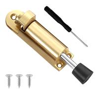 Wopanxye Kick Down Door Holder, Spring Loaded Telescopic Adjustable Door Stops, Step On/Off Doors Stopper, Non-Slip Rubber Pad, Prevent Doors Swinging, for Utility Closet, Bed Room, Garage, Office