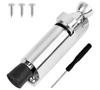 Wopanxye Kickdown Door Stopper, Spring Loaded Door Stops, Step On Doors Holder, Thickened Rubber Pad, Hands-Free, Zinc Alloy Solid Build, Protect Walls, Hands-Free, for Office, Home, Dormitory, Garage