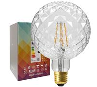 WOPARU Classic Large Edison Bulb 40W Replacement E26 240lm Warm White 2300K Dimmable Amber Decorative G40