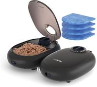 WOPET Automatic Cat Feeder, 48-Hour Programmable Pet Food Dispenser, Built-in Ice Gel Pack for Freshness - Ideal for Wet Food, Yogurt & Canned Meals - Perfect for Cats, Kittens & Small Dogs