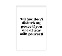 WOPIYNAG Don't Disturb My Peace Vintage Canvas Poster Wall Art Print Picture Paintings 24x36inch(60x90cm)