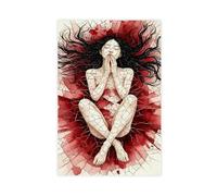 WOPIYNAG Fragile Serenity Woman Canvas Poster Wall Art Print Picture Paintings 20x30inch(50x75cm)