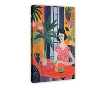 WOPIYNAG Henri Matisse Style Canvas Poster Bedroom Decor Landscape Decor Gift 16x24inch(40x60cm)