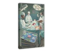 WOPIYNAG Memory Operating Room Canvas Poster Bedroom Decor Landscape Decor Gift 08x12inch(20x30cm)