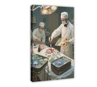 WOPIYNAG Memory Operating Room Canvas Poster Bedroom Decor Landscape Decor Gift 08x12inch(20x30cm)